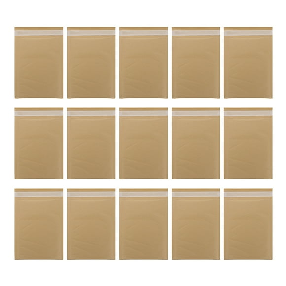 Miangastore Kraft Paper Mailing Bags Padded Mailing Envelopes Light Brown 25Pcs 8.7x6.3in