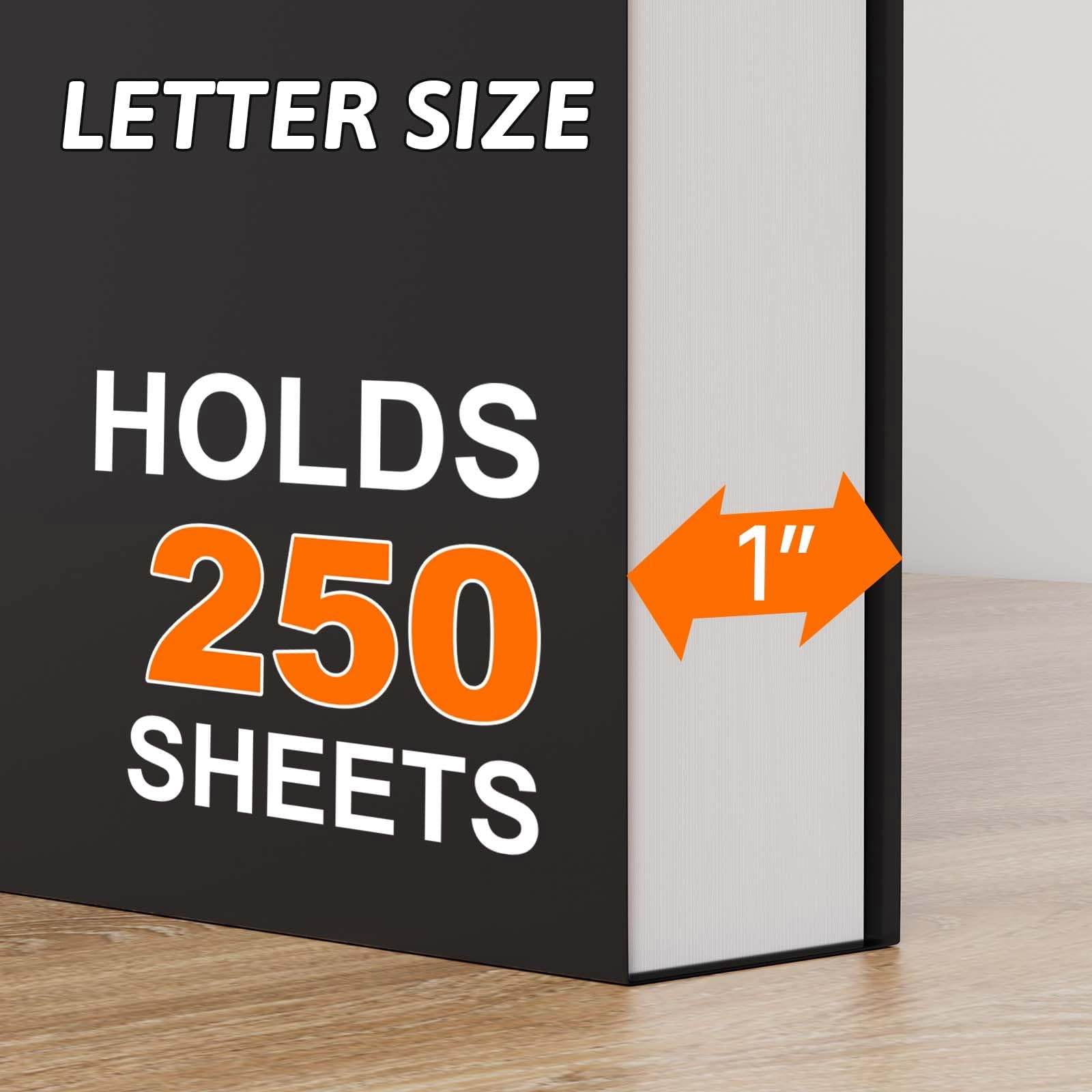Plastic Hanging File Folders Letter Size 12 Pack Reinforced 1" Expanding Heavy Duty Organizer Files Black Hang With Tabs Durable Filing Cabinet For Office School Home