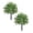 C1_2pc White 21.65", variant on SMKE Artificial Topiary Ball Trees With Ground Spikes,White 21.6" Pine Bushes Shrubs,Faux Silk Floral Flowers Plants,Fake Evergreen Blooming Bush With Stakes,Backyard Garden Landscape Decor