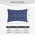 thumbnail image 5 of Haiem Pillowcase for Hair and Skin Queen - Skull flower funny Printed Soft Pillowcase with Envelope Closure-20"x30", 5 of 8