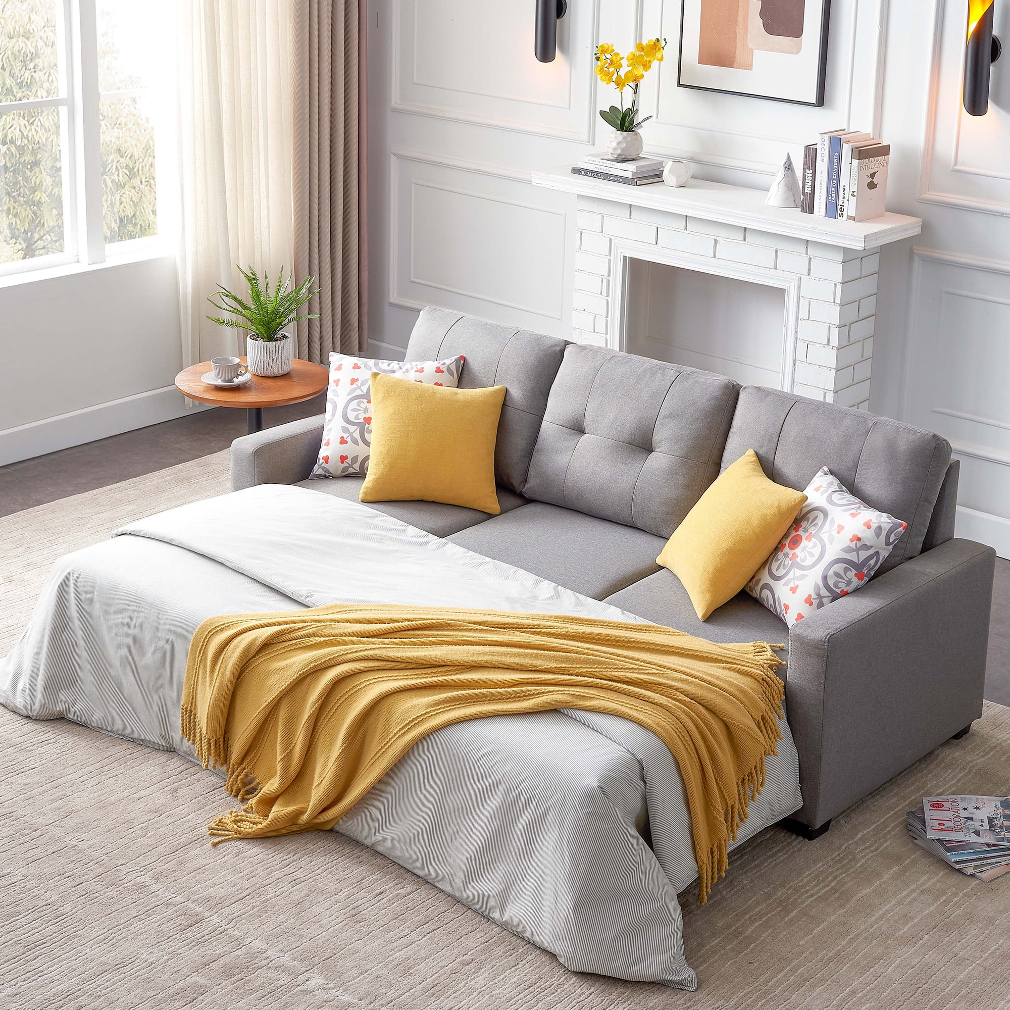 OaktreeSofa Bed Pullout Sofa Bed Sectional Storage Sofa Bed ,Corner