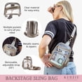 thumbnail image 3 of Kedzie Backstage Clear Sling Crossbody Bag, Champagne (Women's), 3 of 7