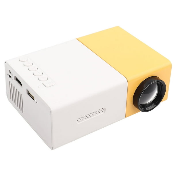 Cine en casa, mini proyector de cine en casa elegante Proyector portátil HDMI Funcionamiento suave