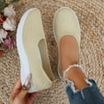 thumbnail image 5 of Mepaouo Women's Mesh Flats Shoes Casual Slip on Walking Loafers Memory Foam Driving Running Sneakers, 5 of 8