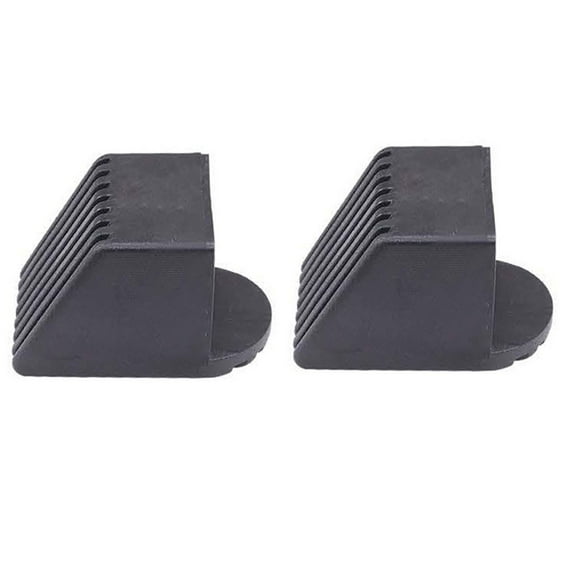 2 Pieces Fitness Equipment End Cap Gym Equipment Rubber End Cap Floor Protectors Replacement Square End Cover Gym Accessories 30*30Mm