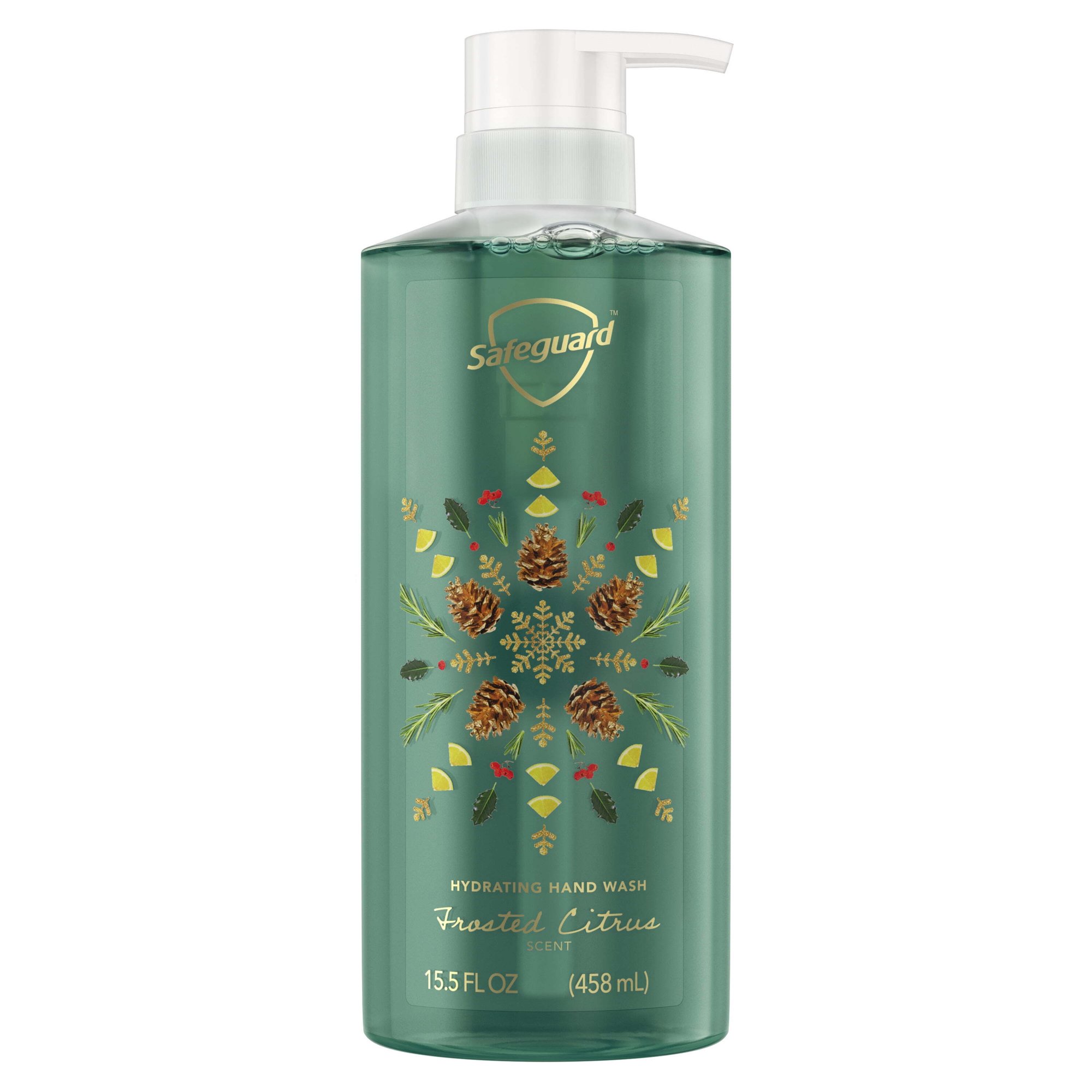 Safeguard Hand Wash, Frosted Citrus Scent, 15.5 fl oz