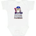 thumbnail image 3 of Inktastic Future Plumber Baby Boy Boys Baby Bodysuit, 3 of 5