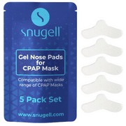 Gel Nose Pads by Snugell 5 Pack Set Compatible with Resmed and other CPAP Masks Brands