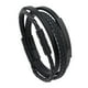 thumbnail image 1 of Pulsera de cuero multicapa personalizada, resistente y moderna, para amigos y familias. Hebilla negra, 1 of 8