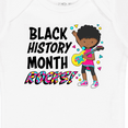 thumbnail image 4 of Inktastic Black History Month Rocks- Girl with Guitar Boys or Girls Baby Bodysuit, 4 of 5
