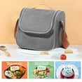thumbnail image 3 of InsCrazy Lunch Box for Women, Insulation Lunch Bento Bag with Handles for Picnic and Office, 3 of 6