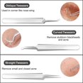 thumbnail image 2 of HLONK Pimple Popper Tool Kit  12pcs Stainless Steel Blackhead Remover Tool  Comedone Extractor  Acne Removal Kit, 2 of 7