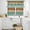Teal, variant on Farmhouse Teal Blue Brown Kitchen Curtains Sets for Windows 24 Inch Length, Vintage Wooden Striped Rod Pocket Window Treatments Tier Curtains and Valances Set for Bedroom/Bathroom