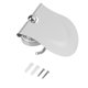 thumbnail image 1 of 1PC Polished Bathroom Toilet Roll Paper Holder Rack Wall Mounted Tissue Cover Silver, 1 of 4