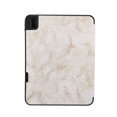 thumbnail image 2 of SaniMore Tri-fold Stand Case for iPad 10th Generation 10.9" 2022, PU Leather Marble Case Shockproof TPU Back [Auto Wake/Sleep + Pen Holder] Full Protective Fashion Tablet Case for iPad 2022, Gray, 2 of 7