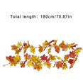 thumbnail image 4 of Artificial Maple Garland Home Front Door Wall Simulation Leaves Vine Decoration Holiday Ornament, 4 of 9