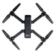 Contixo F22 Aerial Drones for Adults with Camera, Foldable GPS RC Quadcopter Drones for Adults with Remote & Case, Black