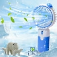 thumbnail image 2 of XGFHYJEH Hand Held Fan, Mini Fan Handheld, Hand Held Fan Rechargeable, Portable Folding Hand Held Cooling Fan, 2 of 7