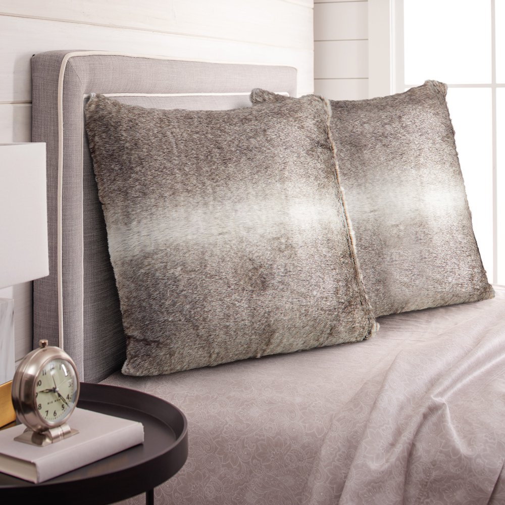 Better Homes and Garden Faux Fur Euro Sham