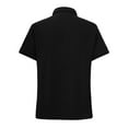 thumbnail image 3 of ameIAEA Mens Golf Shirts Casual Short Sleeve Button Classic T-Shirts Basic Solid Color Summer Tops, 3 of 5