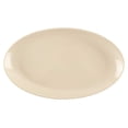 thumbnail image 3 of G.E.T. Heavy-Duty Shatterproof Plastic Oval Melamine Serving Platter, 17" x 10", Manila, 3 of 7