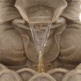 thumbnail image 6 of Calm Buddha 22" High Large Zen Asian Indoor Outdoor Decor Sand Stone Floor Fountain with Light LED Outside, 6 of 10