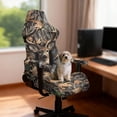 thumbnail image 3 of KUIFORTI Camo Hunting Deer Gaming Chair Seat Cover Dustproof Non Slip Gamer Chair Cover with Armrest Cover Anti Scratch Pet Resistant Guard for Office & Gaming Chairs, 3 of 7