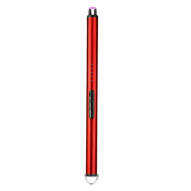 Electric Igniter Windproof Battery Status Display Metal Electric Plasma Igniter with Battery Indicator for Home