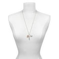 thumbnail image 3 of Delight Jewelry Rose Goldtone Crystal Initial - N - Always My Mother Bar Zoe Necklace, 3 of 4
