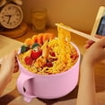 thumbnail image 6 of PuSpu Instant Noodle Bowl with Lid & Chopsticks – Collapsible Home Decoration & Food-Grade Kitchen Utensils for Dorm, Office, Travel, 6 of 6