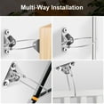 thumbnail image 5 of WSBArt 10 Pack Anti Tip Furniture Anchors for Baby Proofing, Metal Furniture Straps Securing 400 lbs/Prevent Falling Furniture for Child Pet Safety, Earthquake Straps, 5 of 7