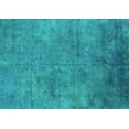 thumbnail image 1 of Ahgly Company Machine Washable Indoor Rectangle Oriental Turquoise Blue Industrial Area Rugs, 8' x 10', 1 of 4
