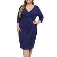 thumbnail image 2 of Gspmoly Robe pour Femmes, Robe Imprimée à Manches Longues à Col Rond Décontractée de Printemps/été pour Femmes, Robes de Travail pour Femmes jusqu'à 60 % de Rabais, 2 of 7