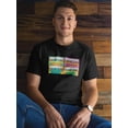 thumbnail image 2 of Cassettes Pop Art Design Men Black T-Shirt, Male Large, 2 of 4