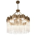 thumbnail image 4 of Varaluz Lighting - Matrix - 10 Light Pendant-Matte Black/French Gold Finish, 4 of 7