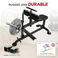 thumbnail image 4 of HeeH Seated Calf Raise Machine:Calf Exercise Leg Training Adjustable Equipment, 660LBS Home Gym Black, 4 of 8