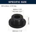 thumbnail image 3 of Unique Bargains 6 Pcs Black Plug Holes, H20 Rubber Button Plug for 19mm/0.75' Hole, 3 of 6