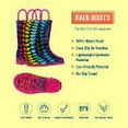 thumbnail image 4 of Rainbow Hearts Rain Boots, size 13, 4 of 8