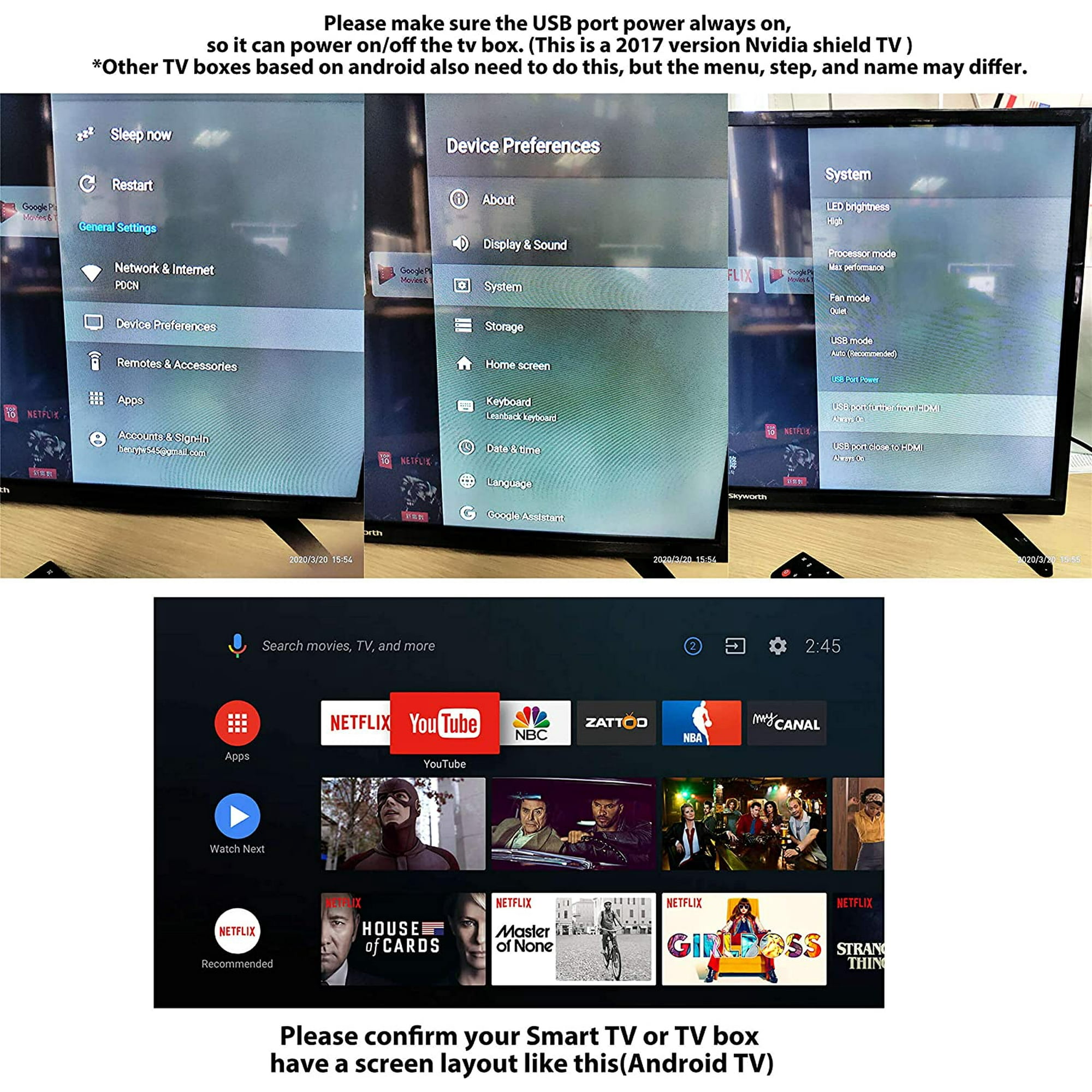 G20 Remote Control for Nvidia Shield TV Remote Wireless Voice