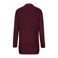 thumbnail image 6 of Turilly Women's Solid Color Knit Cardigans Loose Long Sleeve Button Pocket Sweaters Coat, 6 of 7
