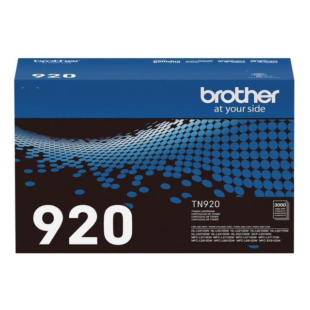 Cartucho de tóner Brother Genuine TN920 de rendimiento estándar
