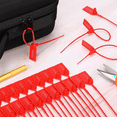 thumbnail image 4 of 300 Pcs Plastic Tamper Seals, Numbered Zip Ties Security Tags Safety Seals Disposable Self Locking Signage 250mm, 4 of 6