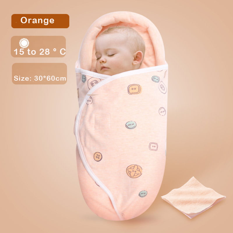 Infant Kids Baby Boy Girl Swaddle Wrap Swaddling Blanket Soft Sleeping Bag 