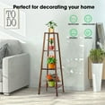 thumbnail image 6 of VIVOSUN 4-Tier Bamboo Plant Stand, Indoor Tall Stand Rack Corner Plant Shelf, Multiple Flower Pot Holder for Patio Garden, Living Room, Balcony, 6 of 6