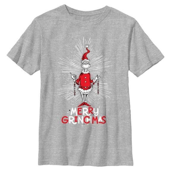 Boys The Grinch Merry Chrinchmas T Shirt