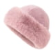 thumbnail image 2 of Gorro ruso para mujer, estilo pescador, de felpa, para invierno, para moto y nieve. Rosa, 2 of 6