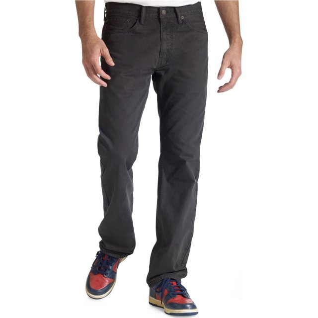 Levi's - Pantalones chinos casuales de sarga para hombre, gris, 33 W x 30 L