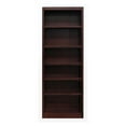 thumbnail image 3 of Pemberly Row 6 Shelf Tall Single Wide Wood Bookcase 30"Wx84"H in Cherry, 3 of 6