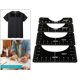 thumbnail image 4 of 4pcs T Shirt Guía de La Regla, Camiseta Alineación de Los Gobernantes de Vinilo para El Diseño de La Camiseta de Guía, Regla de Artesanía para E Negro Baoblaze Guía de regla de camiseta, 4 of 8