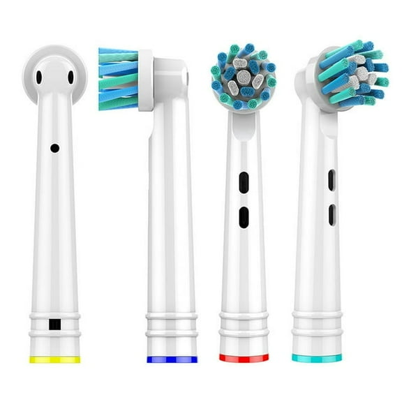 Electric Toothbrush Heads Replacement, High Quality Soft Bristle Compatible compatible with Oral b, 4 pcs (EB50-P)